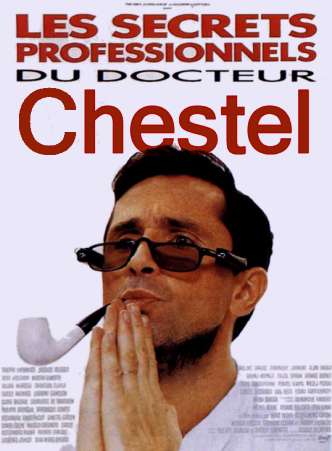 Film : Les secrets professionnels du docteur Apfelglück. Jeu : La méthode du dr Chestel Auteur de l&#39;affiche : Olivier Fanton. - affiche_035